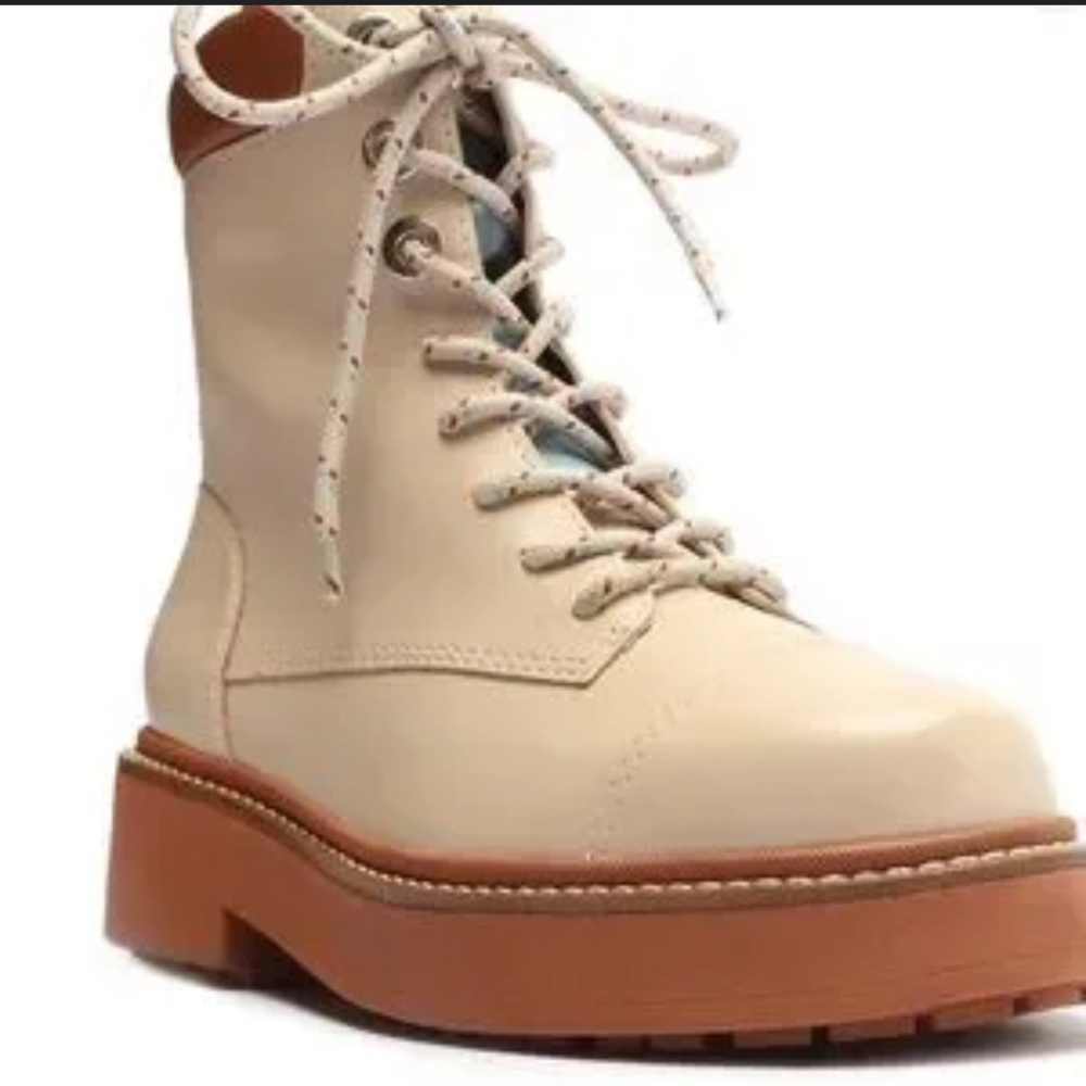 Arezzo combat leather boots